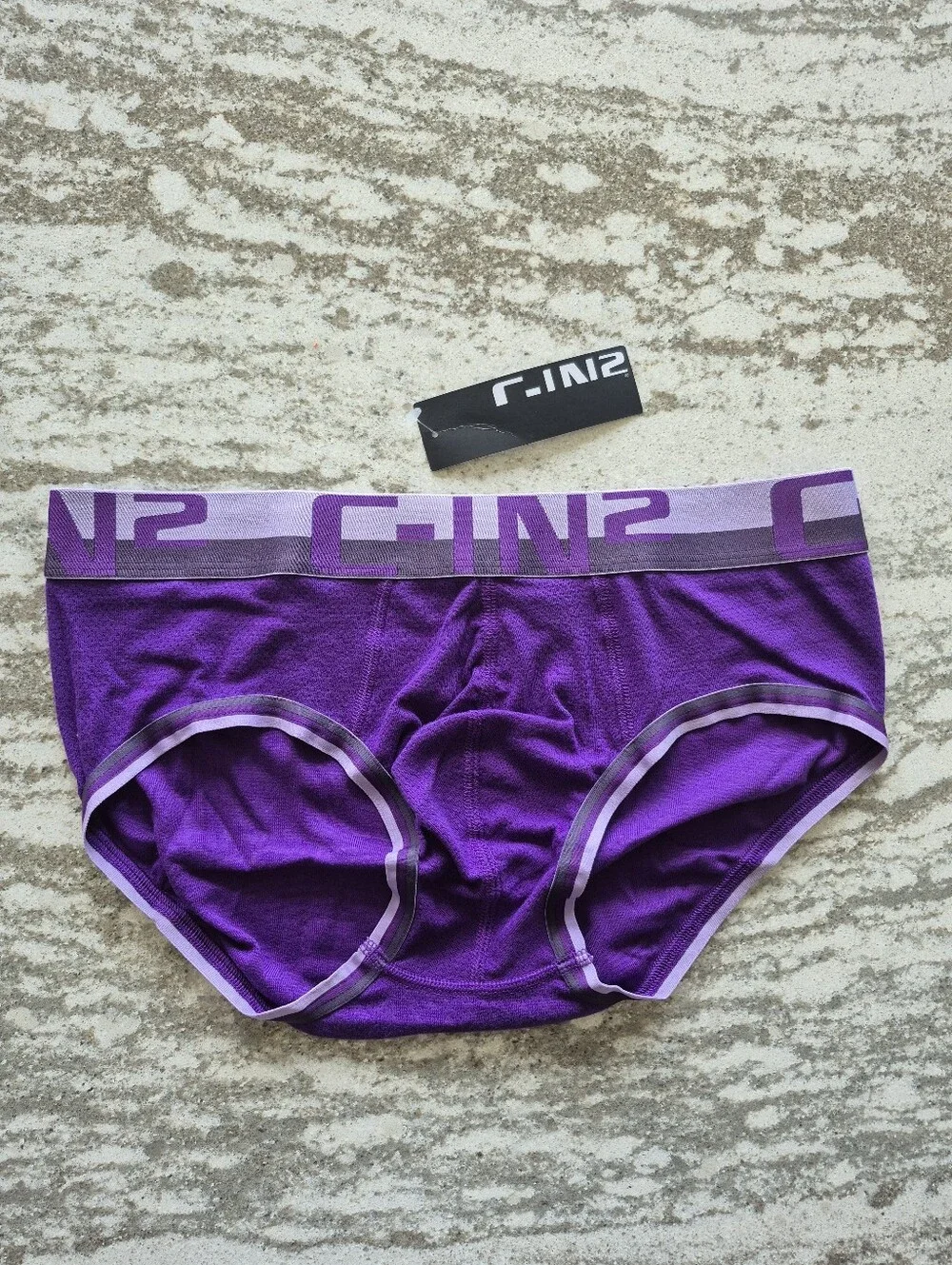 C-IN2 Men's Grip Mesh Mid-Rise Brief New Size Medium